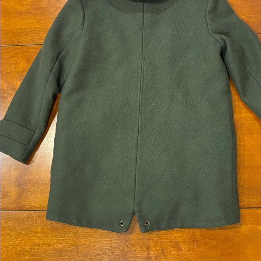 Zara Kids Wool Blend Faux Fur‎ Hooded Coat